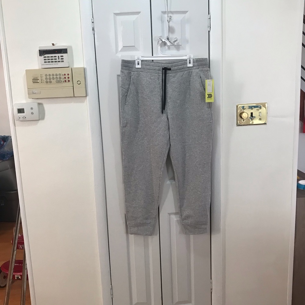 All in Motion Heather Grey Fleece Jogger Pants